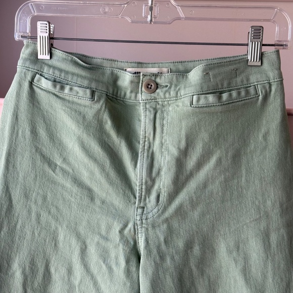 MADEWELL Pistachio Emmett Wide-Leg Crop Pant Welt Pocket Edition - Picture 7 of 9